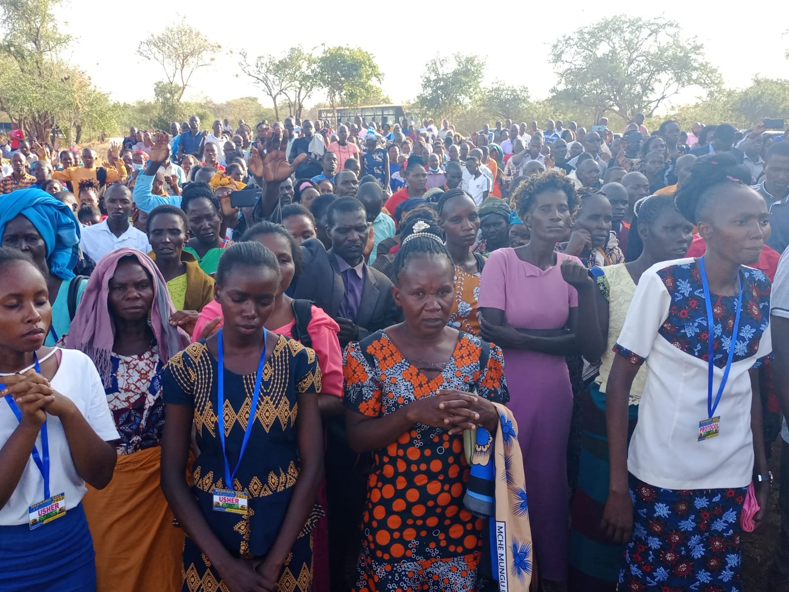 Chapel service at Endurance Bible College